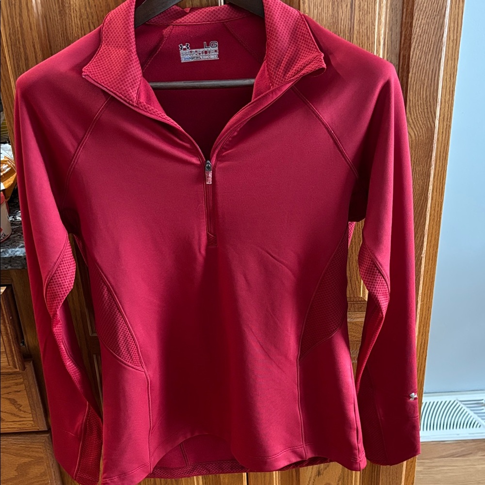 LG Women's Vibrant Red Long Sleeve Top